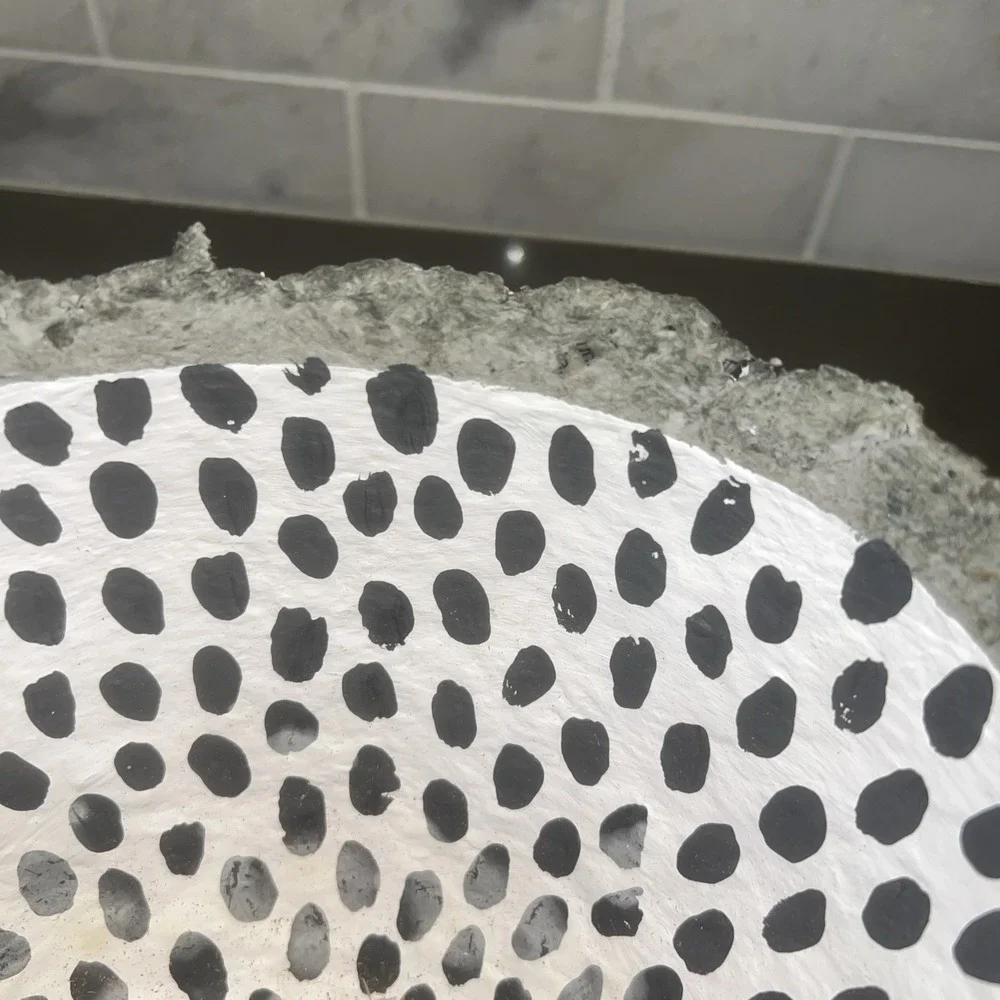 Artisan Hand Made Organic Paper Mache Bowl